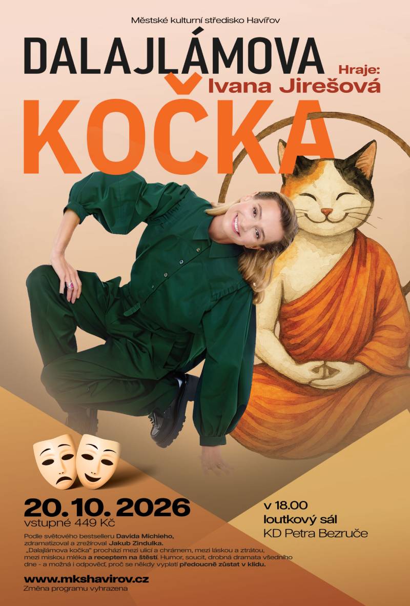 Pozvání na akci - Dalajlámova kočka