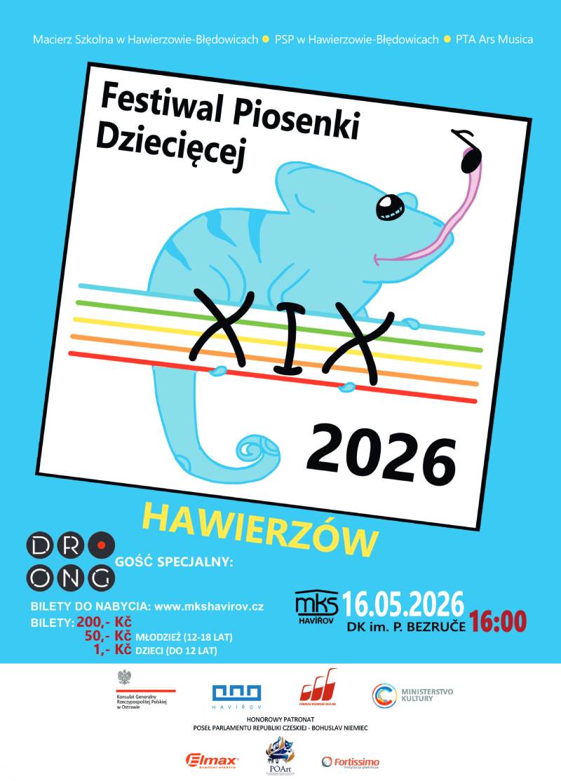 Pozvánka na akci - Festiwal Piosenki Dzieciecej 2026