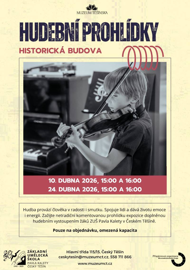 Pozvání na akci - Hudební prohlídky