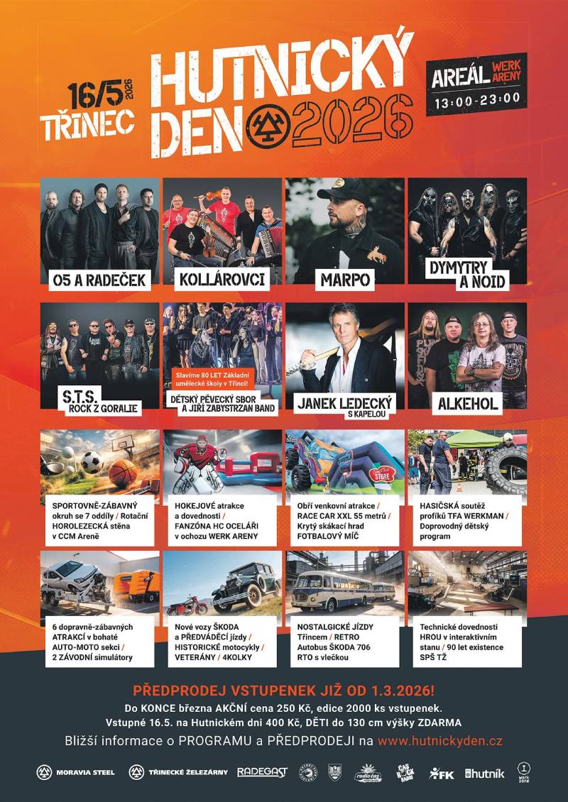 Pozvání na akci - Hutnický den Třinec 2026