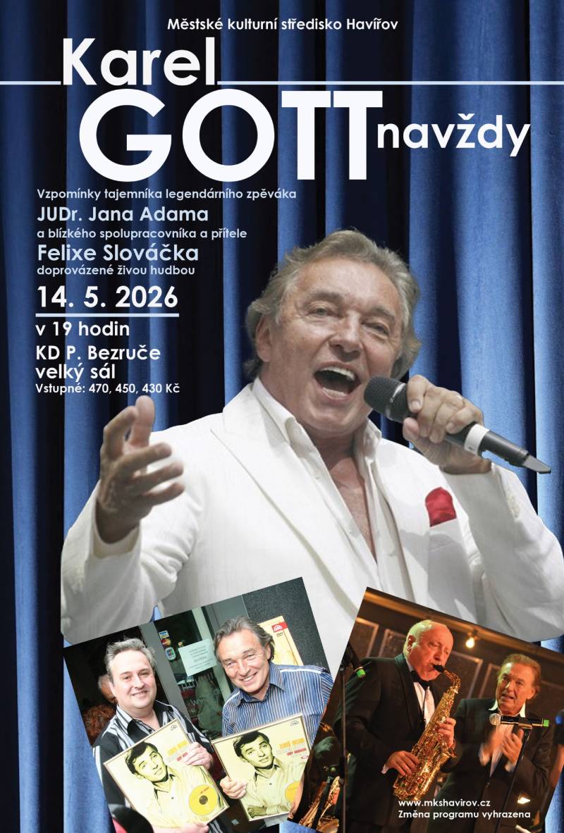 Pozvání na akci - Karel Gott navždy