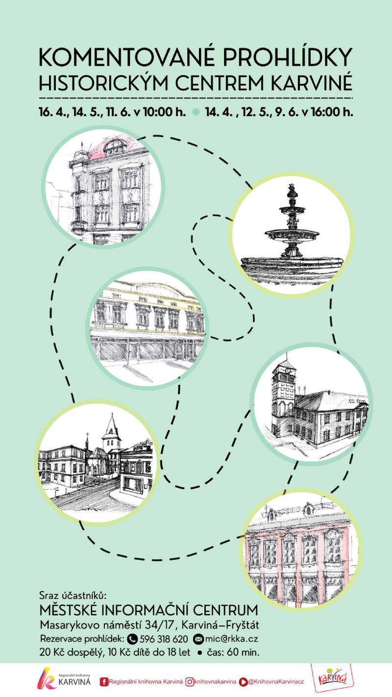 Pozvání na akci - Komentované prohlídky v Karviné