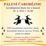 Pozvání na akci - Pálení čarodějnic - Dřevěnka na Fojtství