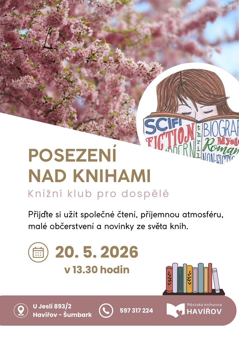 Pozvání na akci - Posezení nad knihami