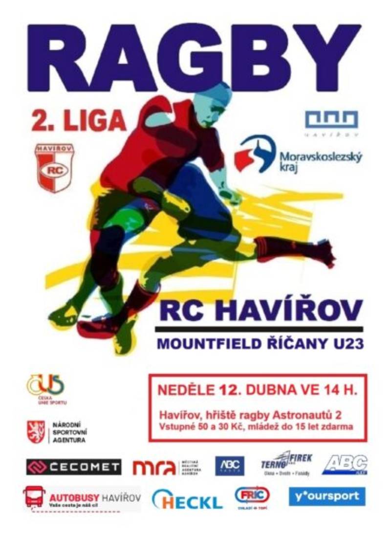 Pozvání na akci - Ragby