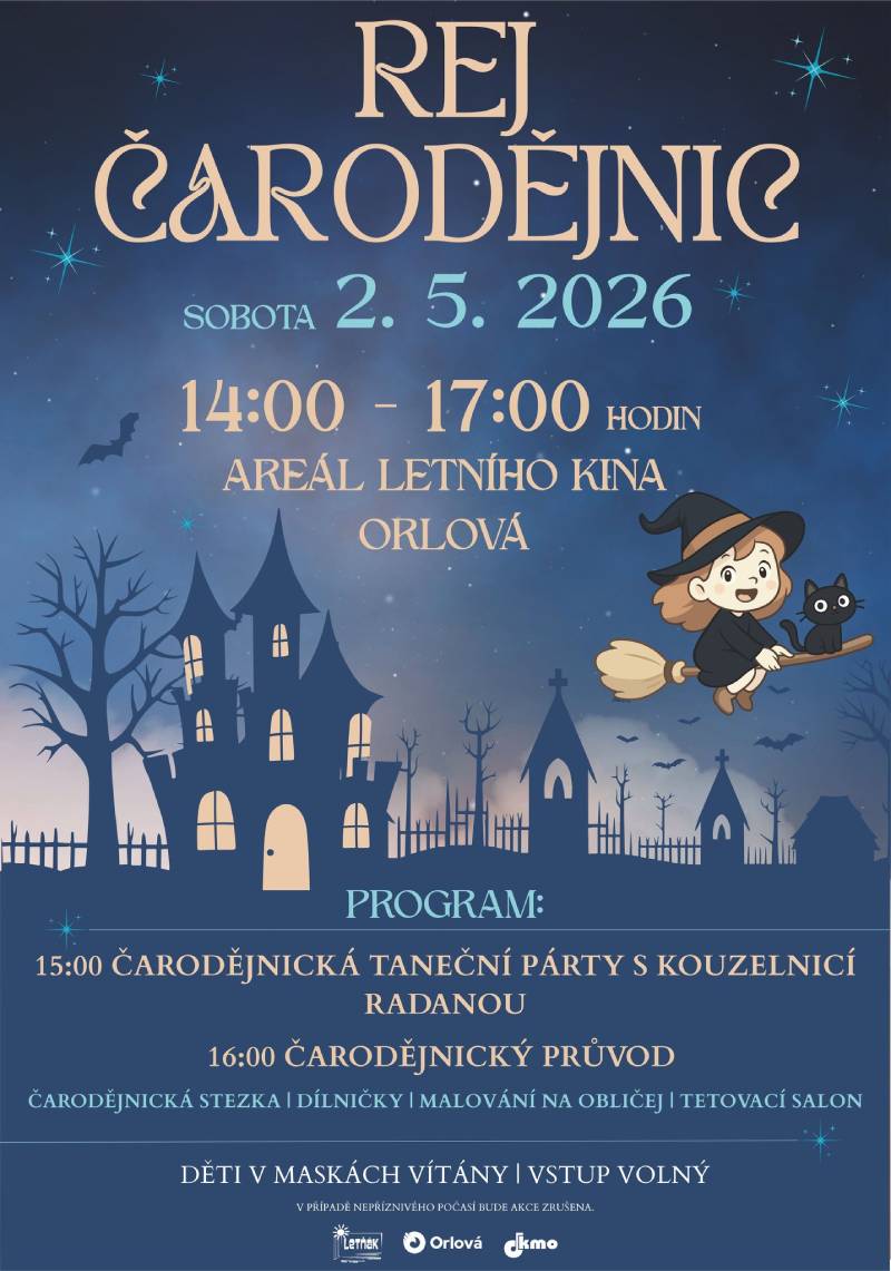 Pozvání na akci - Rej čarodějnic