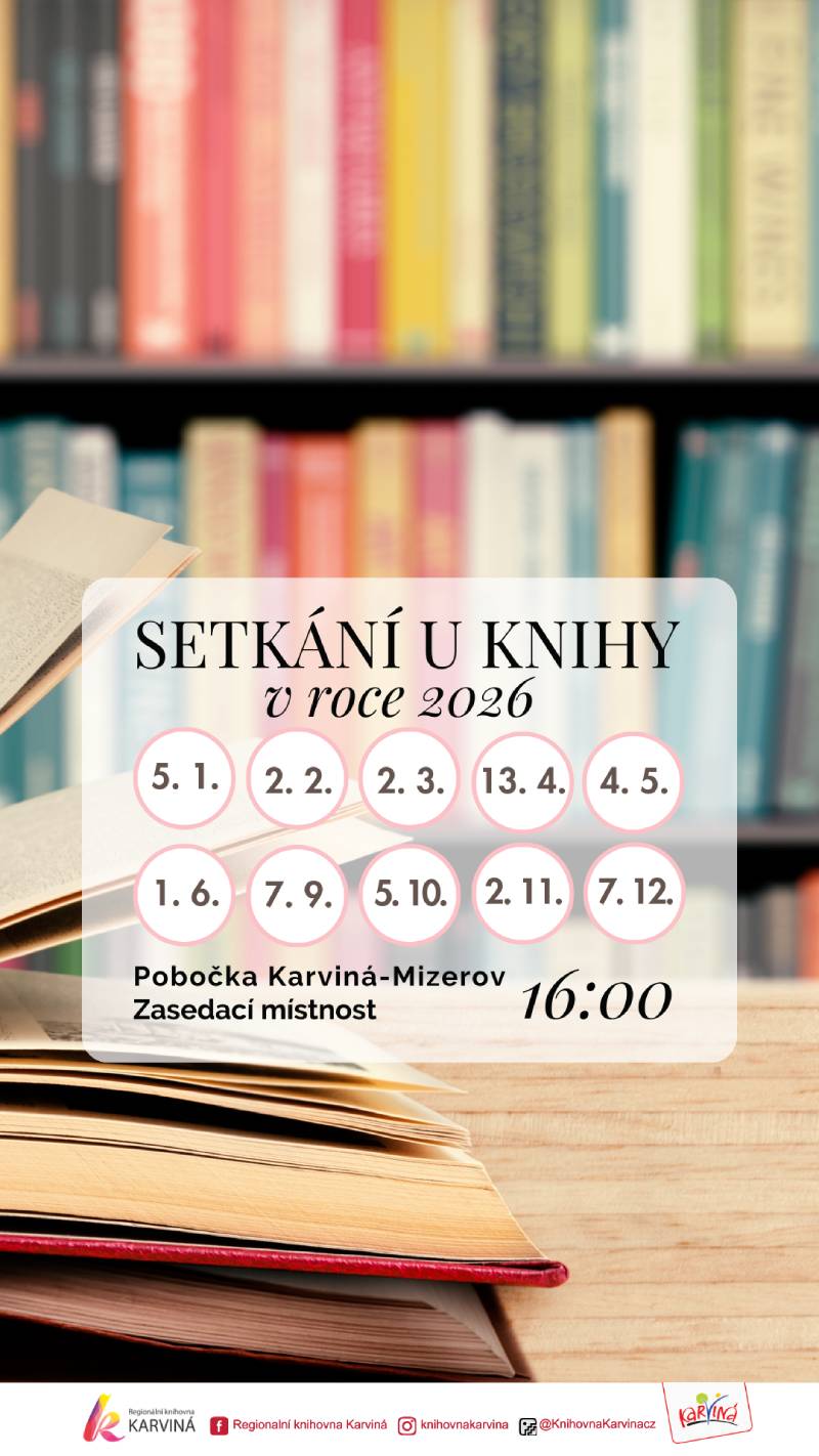 Pozvání na akci - Setkání u knihy v Karviné