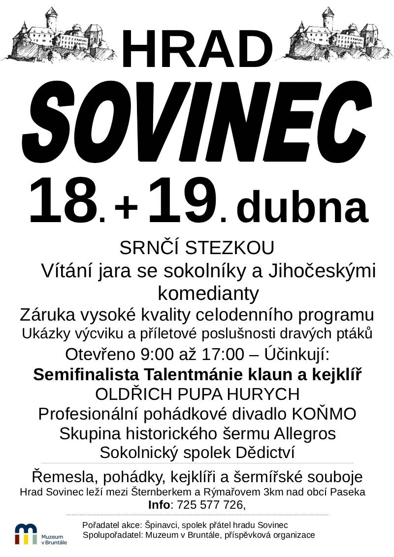 Pozvání na akci - Srnčí stezkou