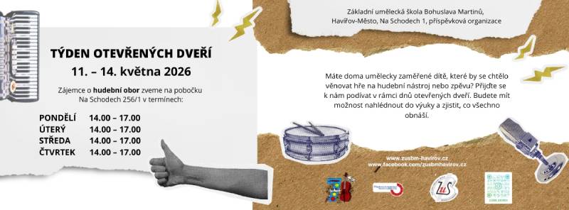 Pozvání na akci - Týden otevřených dveří