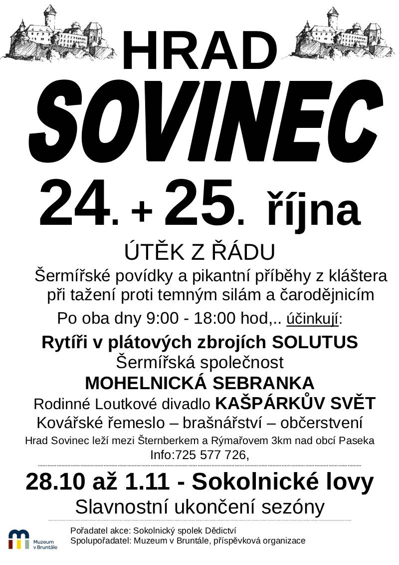 Pozvání na akci - Útěk z řádu
