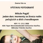 Pozvání na akci - Výstava Fotografií - Miluše Pagáš