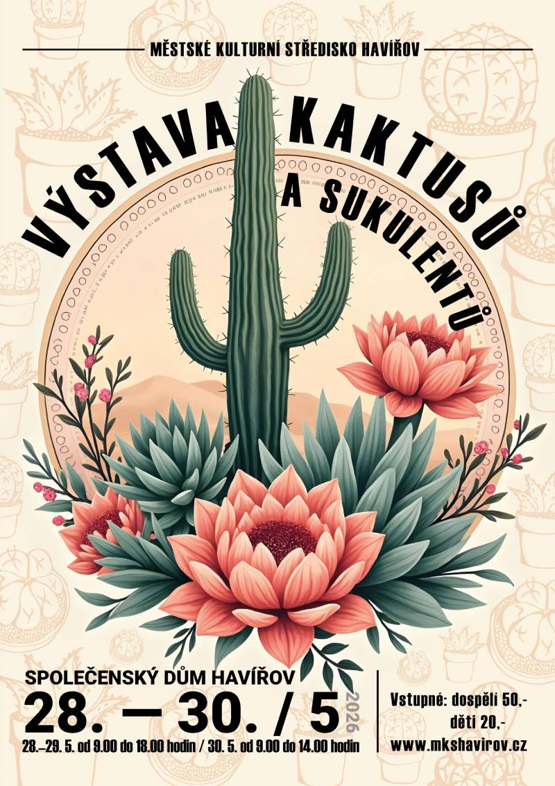 Pozvání na akci - Výstava kaktusů a sukulentů