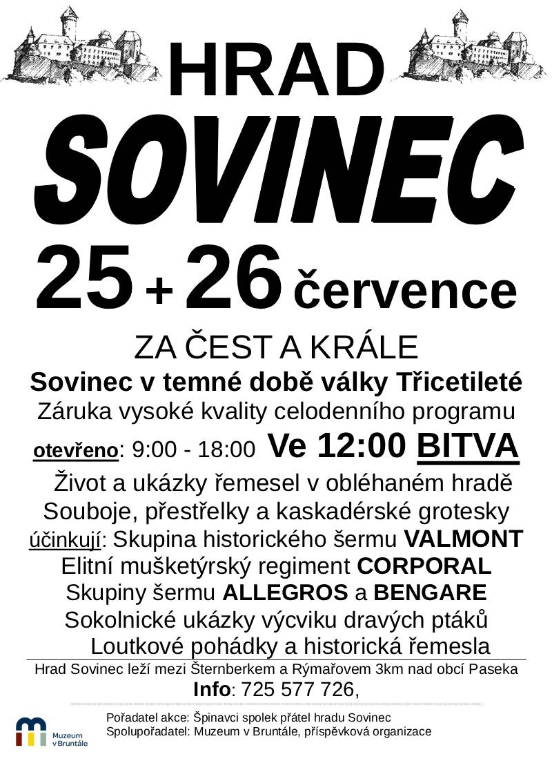 Pozvání na akci - Za čest a krále