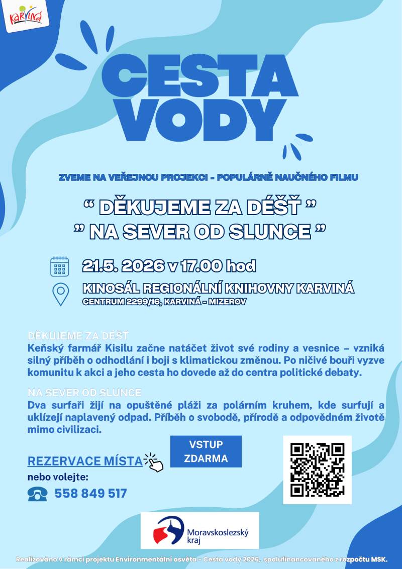 Pozvání na akci - Cesta vody