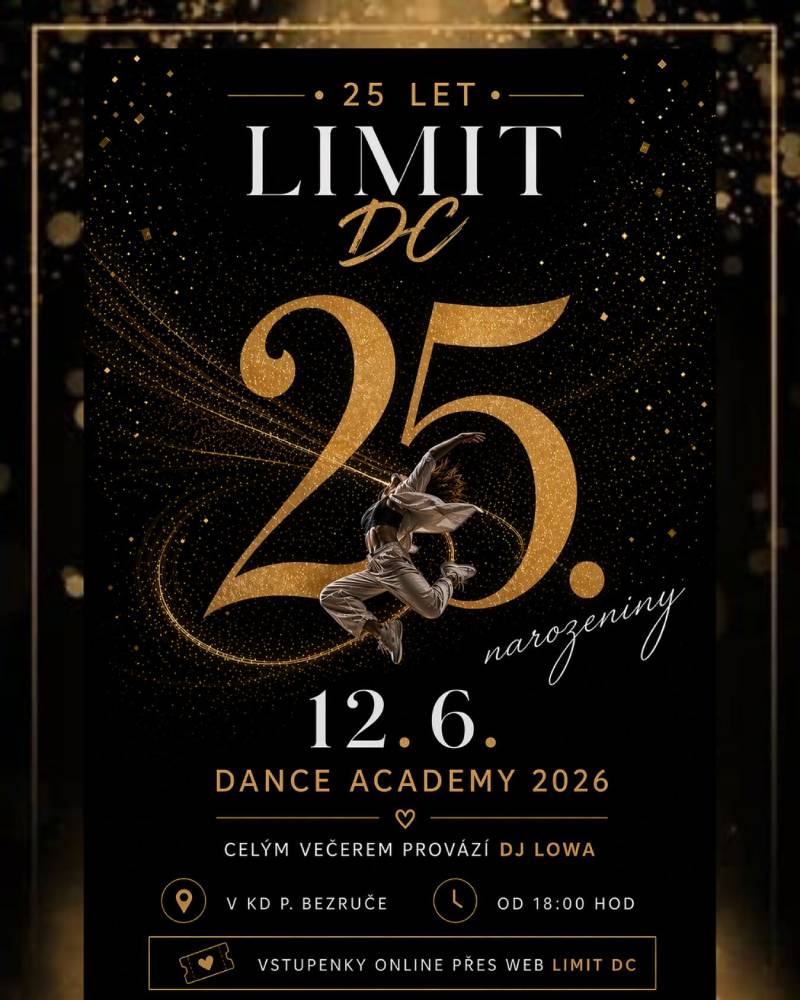 Pozvání na akci - 25 let - Limit DC