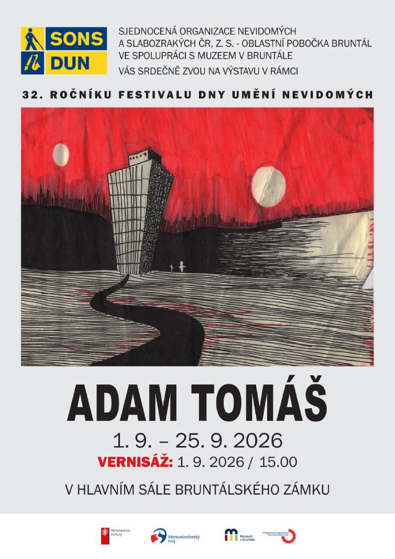 Pozvání na akci - 32. ročník festivalu Dny umění nevidomých - Adam Tomáš