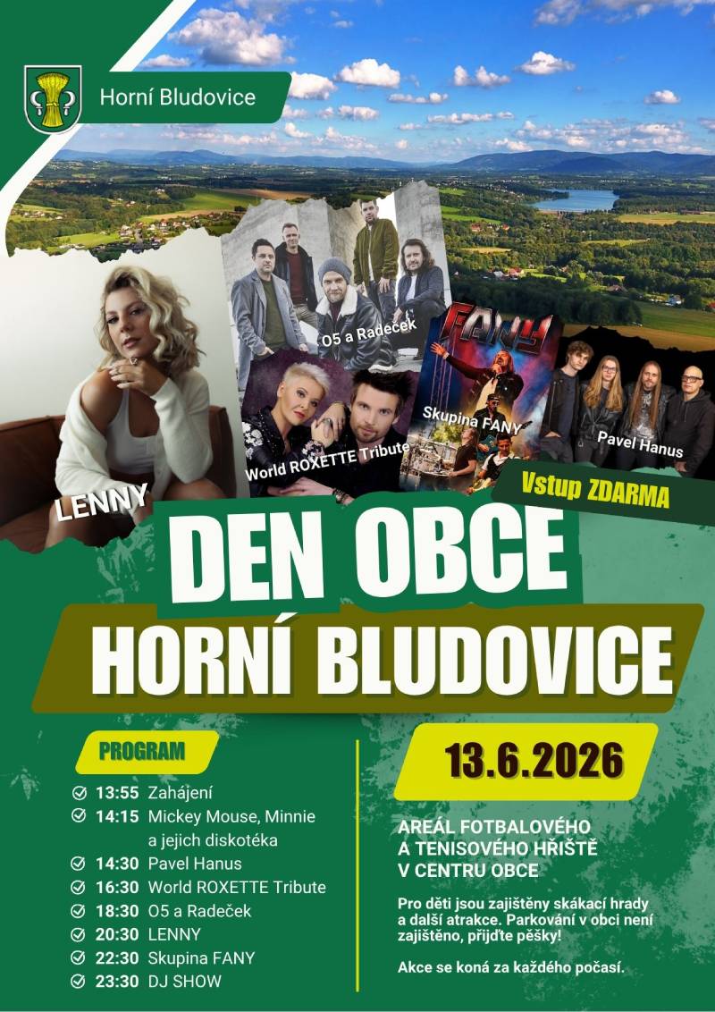 Pozvání na akci - Den obce Horní Bludovice