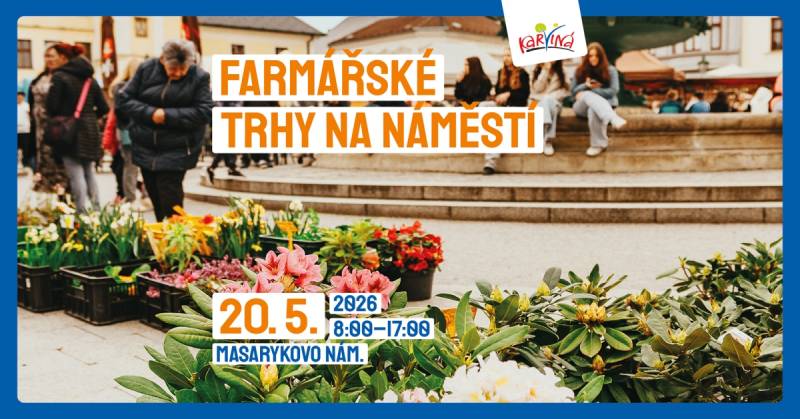 Pozvání na akci - Farmářské trhy na náměstí v Karviné