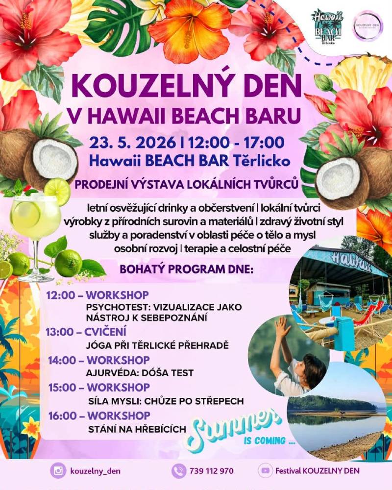 Pozvání na akci - Kouzelný den v Hawai beach baru