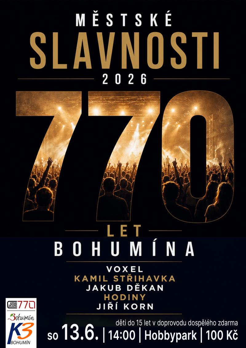 Pozvání na akci - Městské slavnosti 2026 - Bohumín
