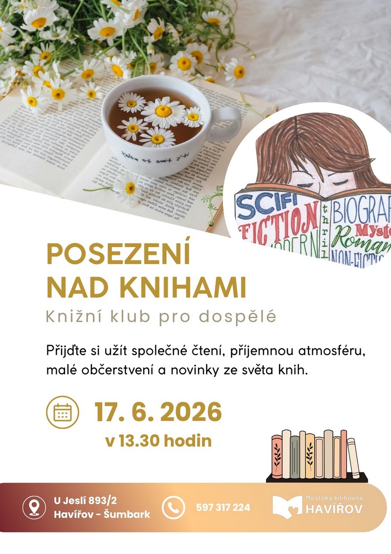 Pozvání na akci - Posezení nad knihami