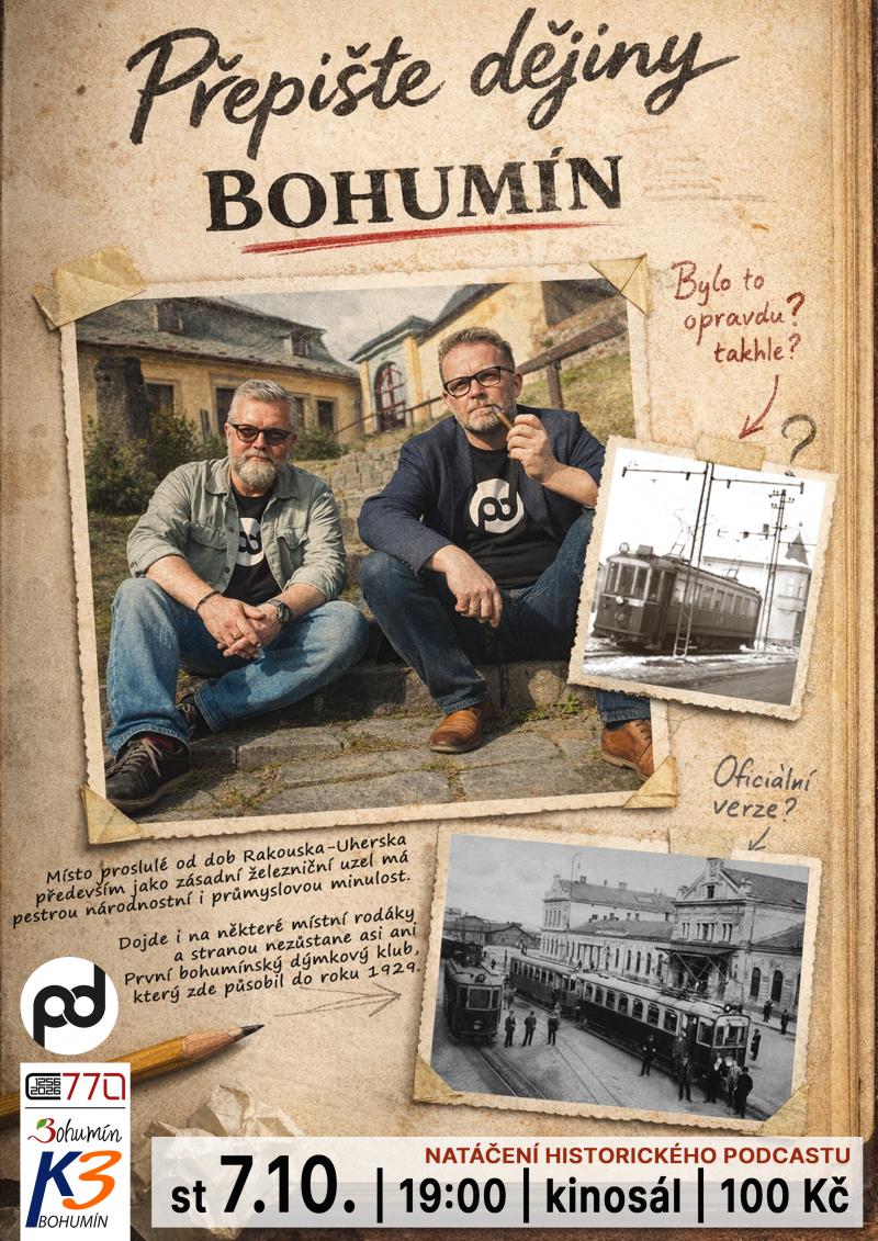 Pozvání na akci - Přepište dějiny - Bohumín