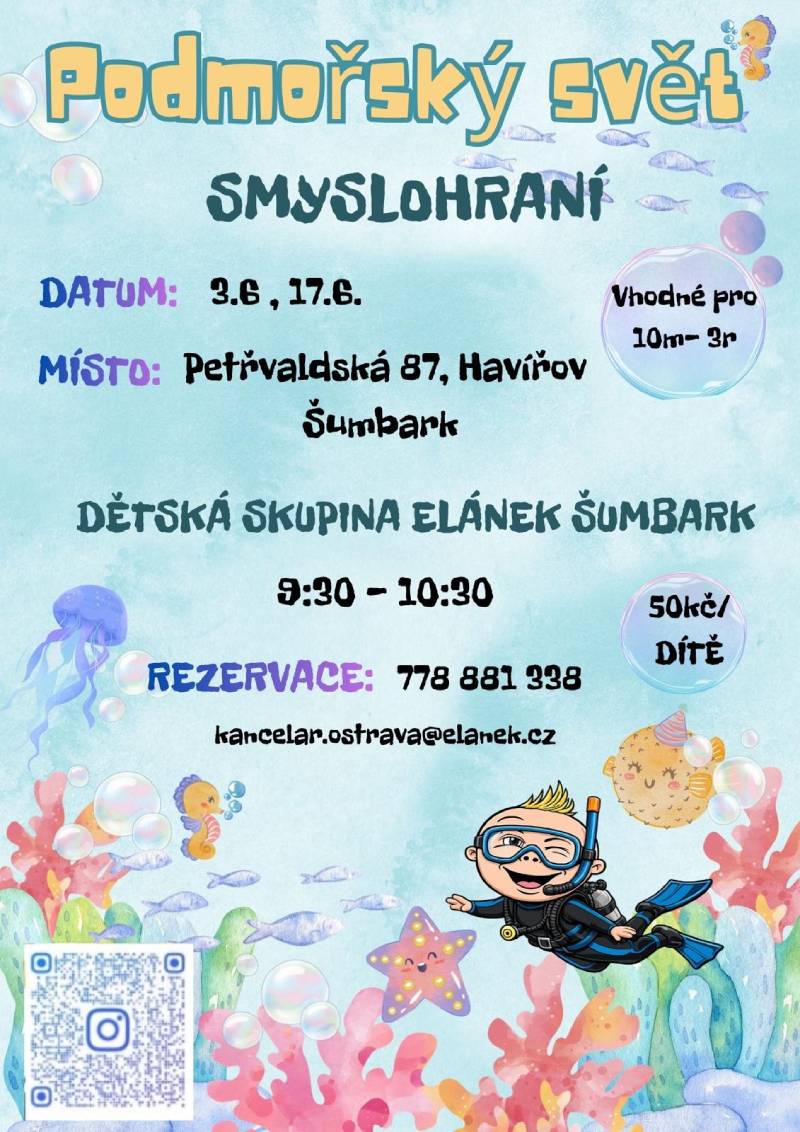 Pozvání na akci - Smyslohraní - Podmořský svět