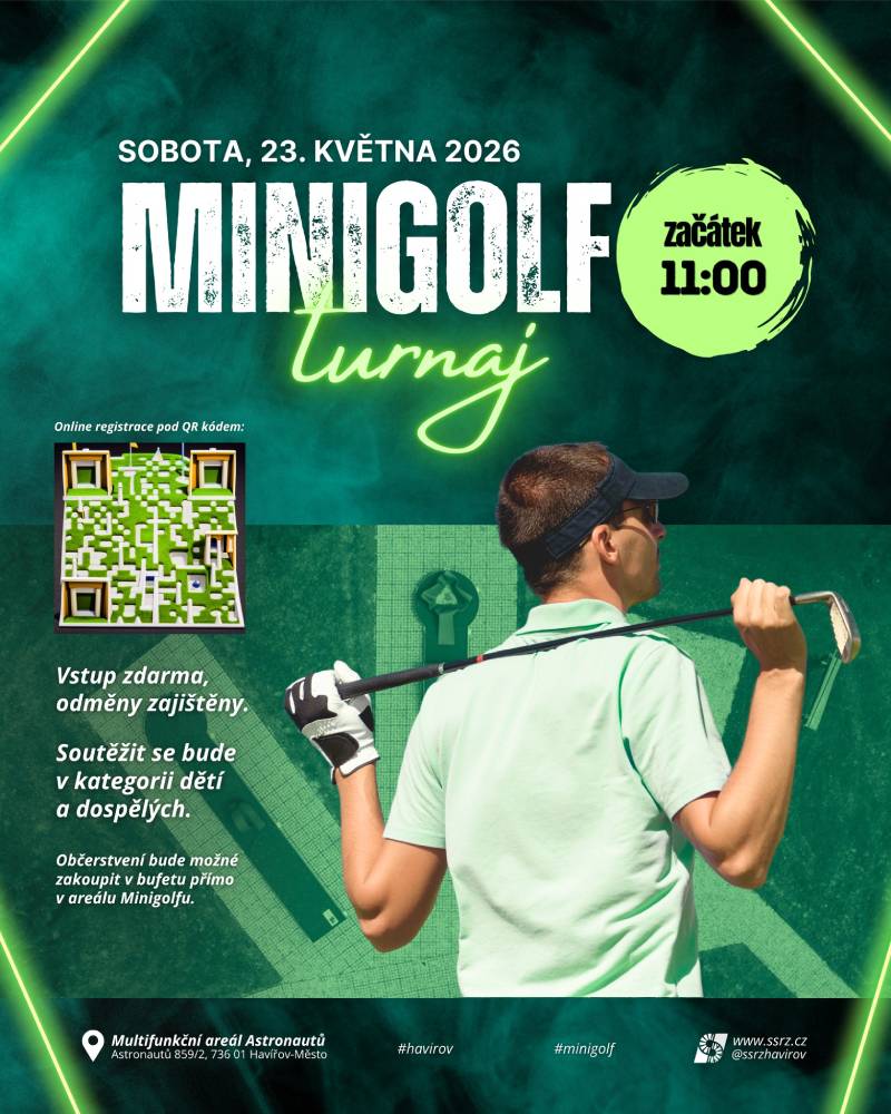 Pozvání na akci - Turnaj v minigolfu