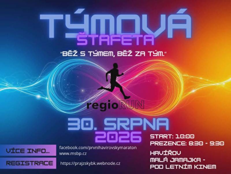 Pozvání na akci - týmová štafeta