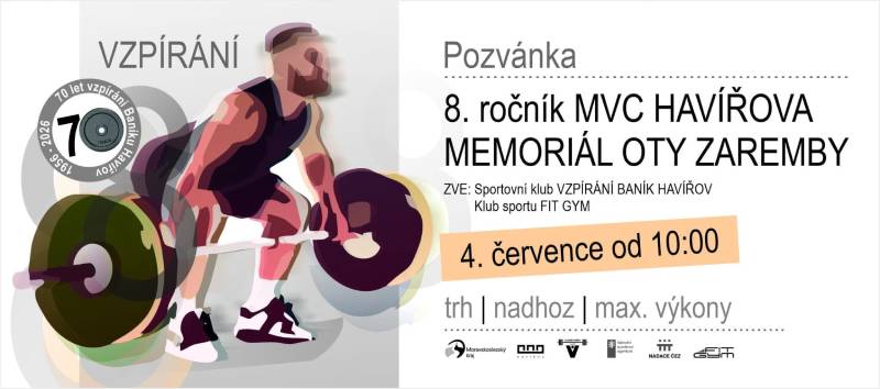 Pozvání na akci - 8. ročník MVC Havířova – Memoriál Oty Zaremby