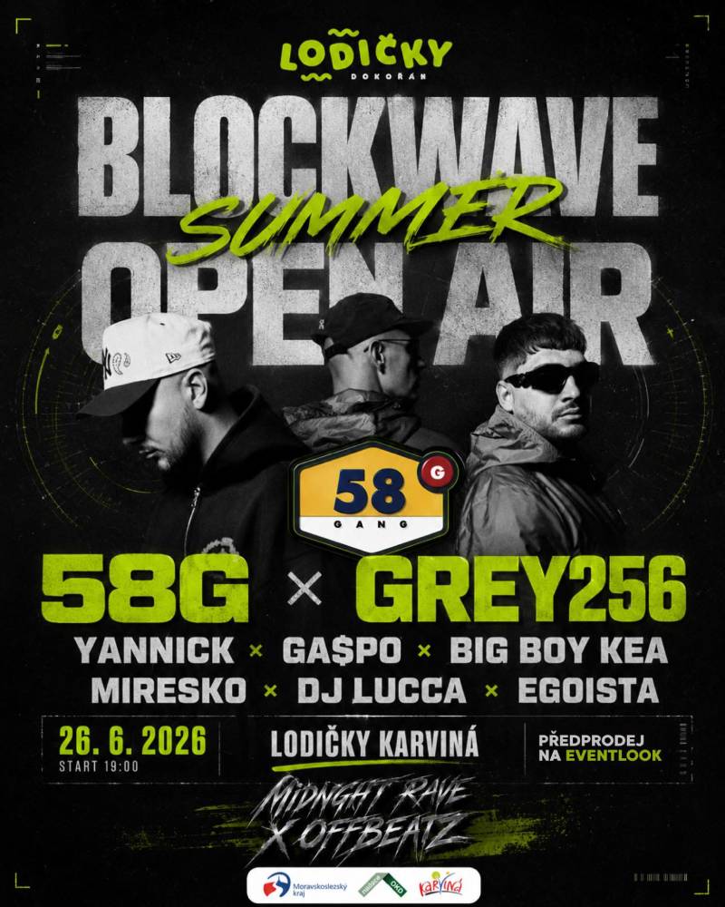 Pozvání na akci - Blockwave summer open air