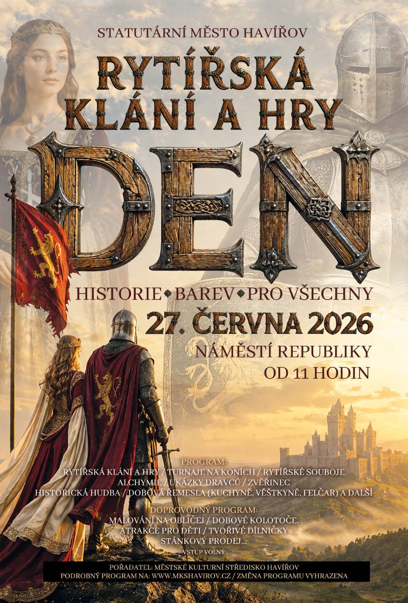 Pozvání na akci - Den historie, barev, pro všechny