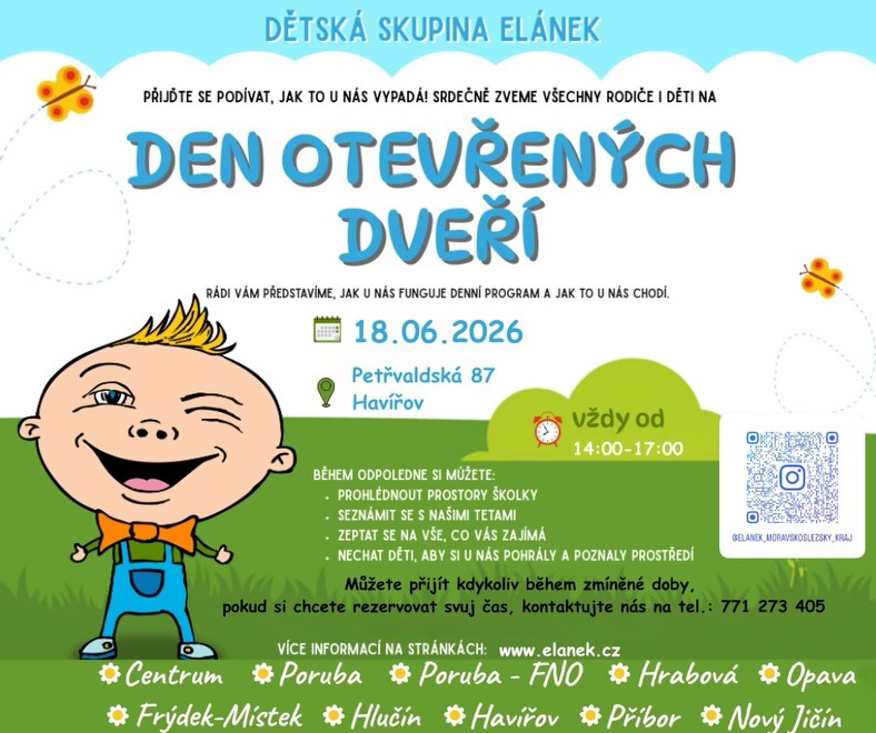 Pozvání na akci - Den otevřených dveří