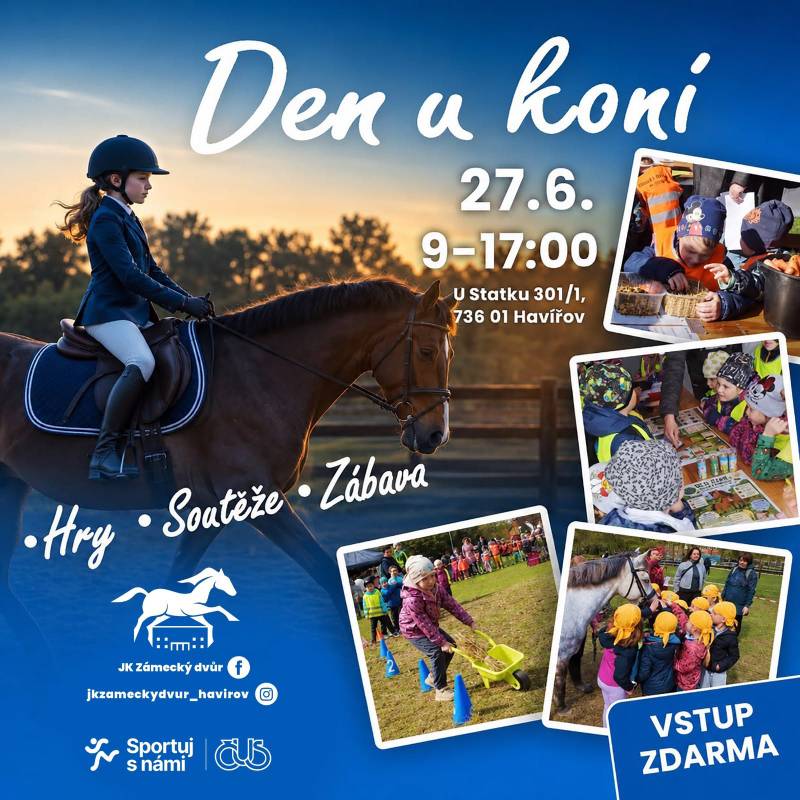 Pozvání na akci - Den u koní