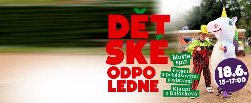 Pozvání na akci - Dětské odpoledne v OC Elán