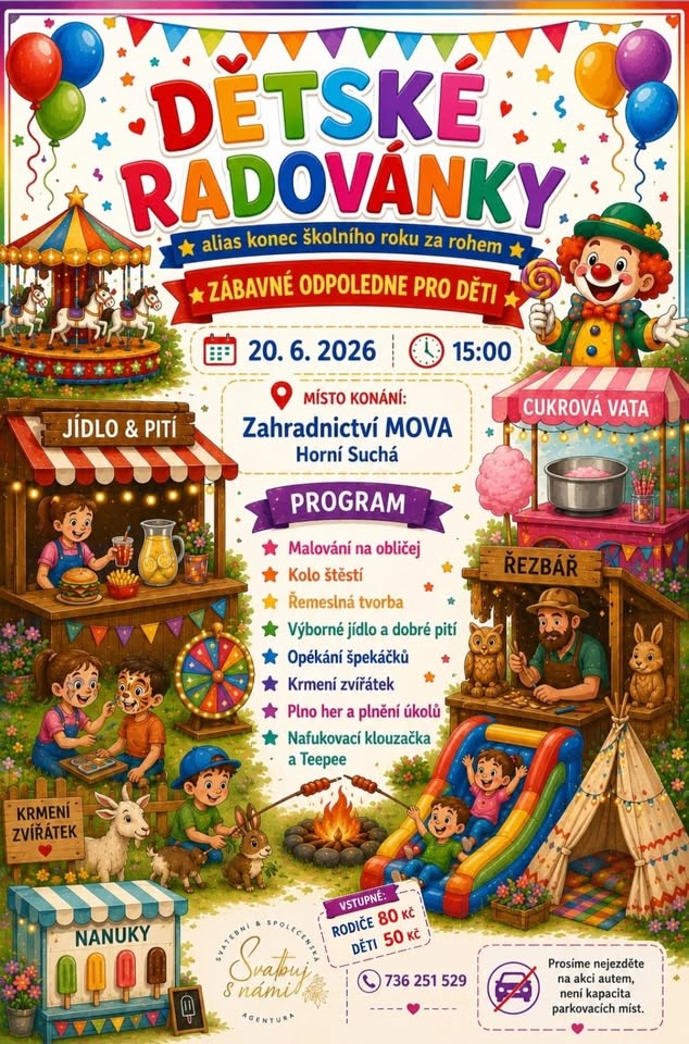Pozvání na akci - Dětské radovánky
