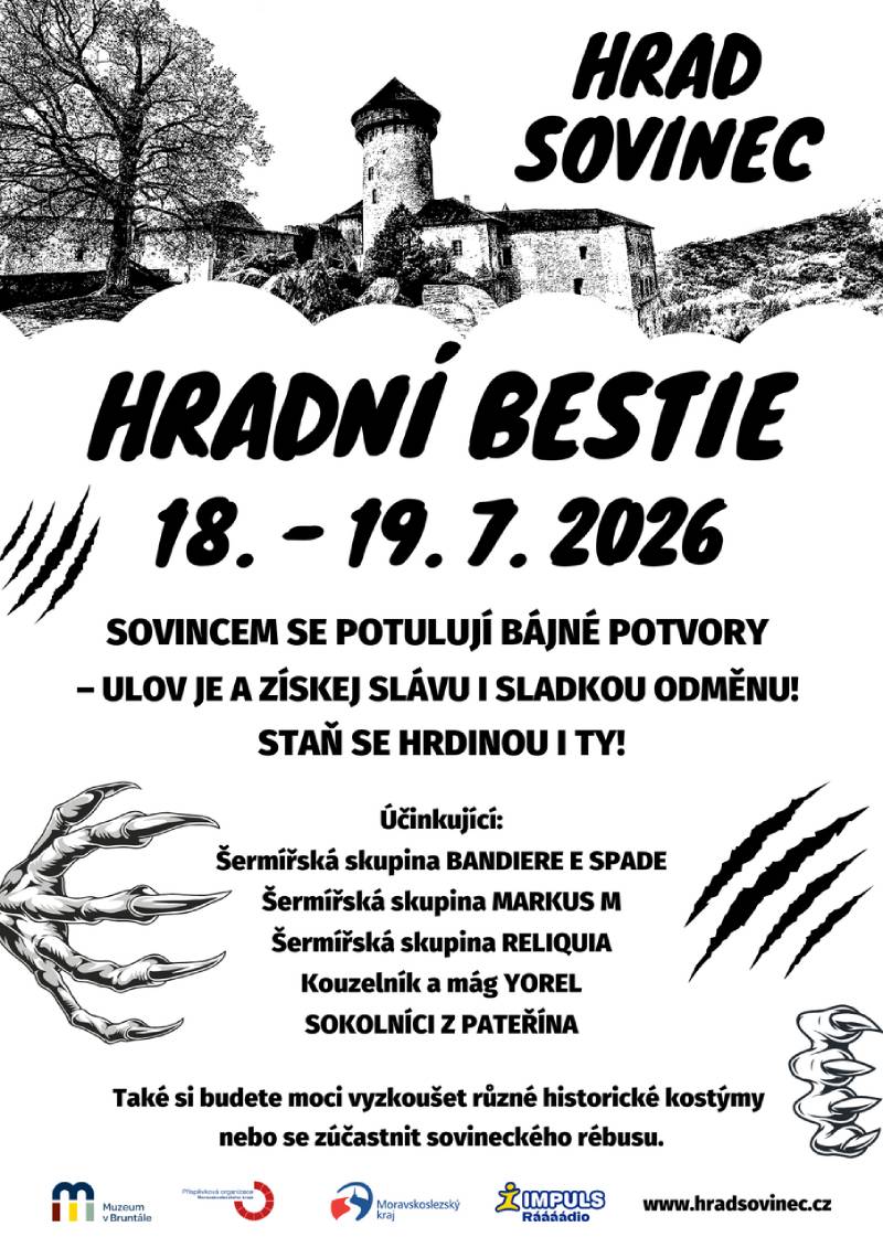 Pozvání na akci - Hradní bestie