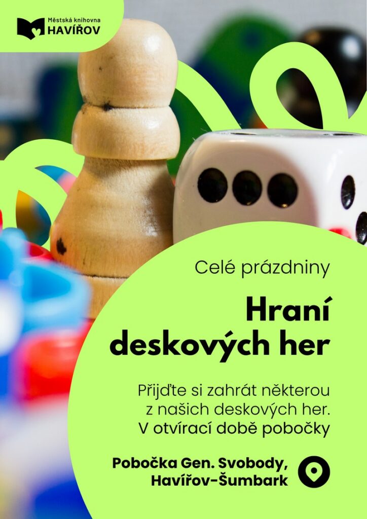 Pozvánka na akci - Hraní deskových her
