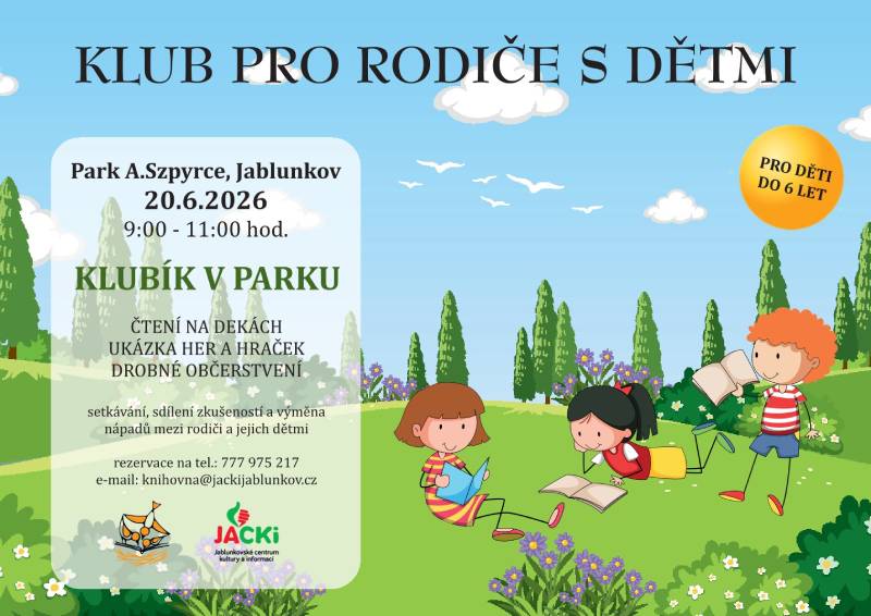 Pozvání na akci - Klub pro rodiče s děti