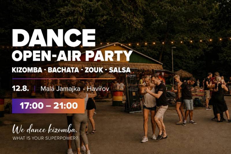 Pozvání na akci - Open air tančírna