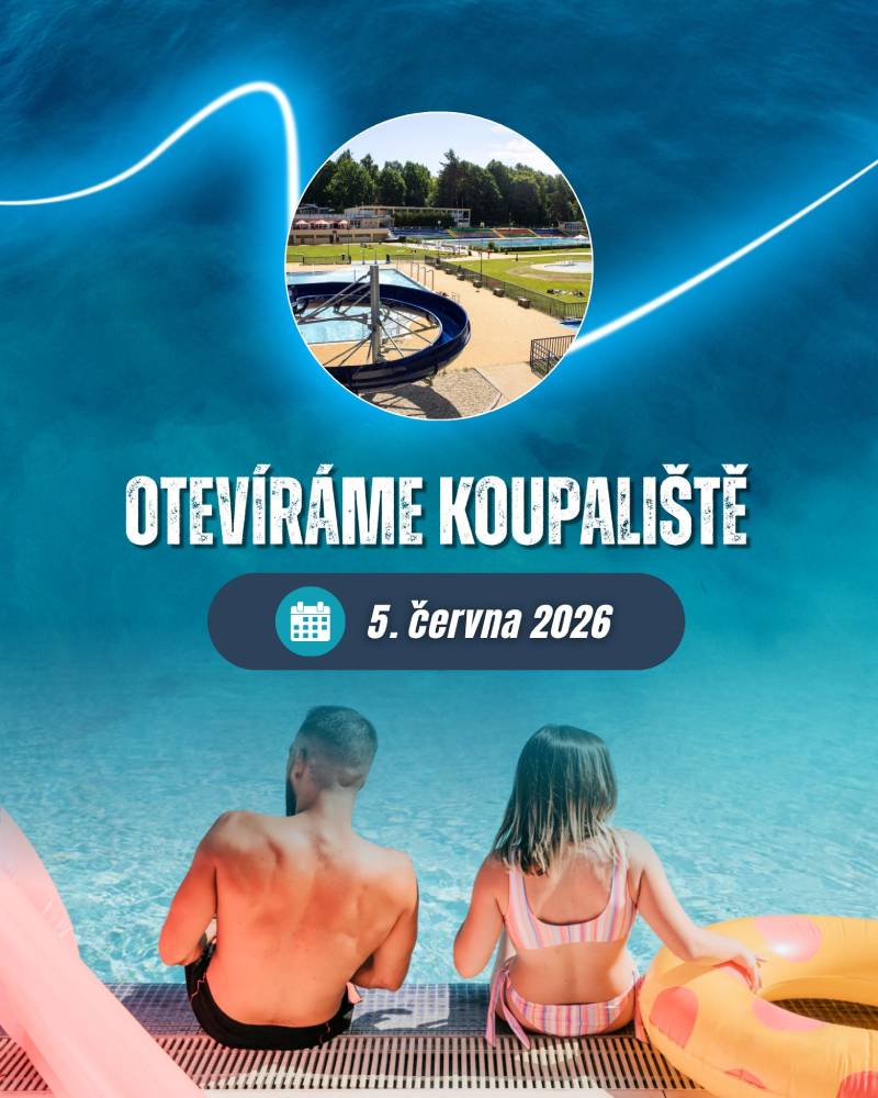 Koupaliště otevřeno od 5.6. 2026