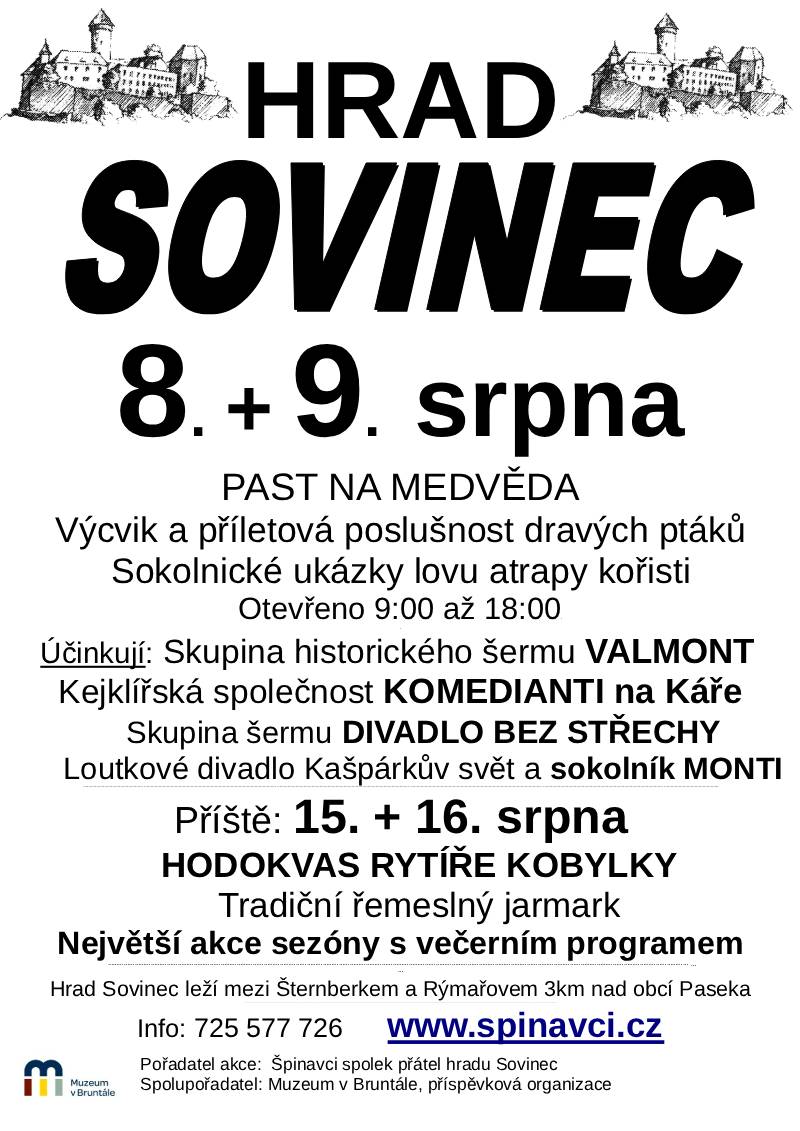 Pozvání na akci - Past na medvěda