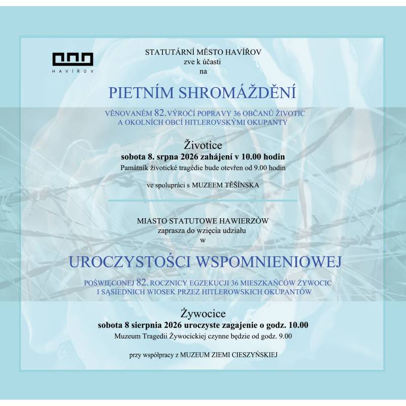 Pozvání na akci - Pietní shromáždění
