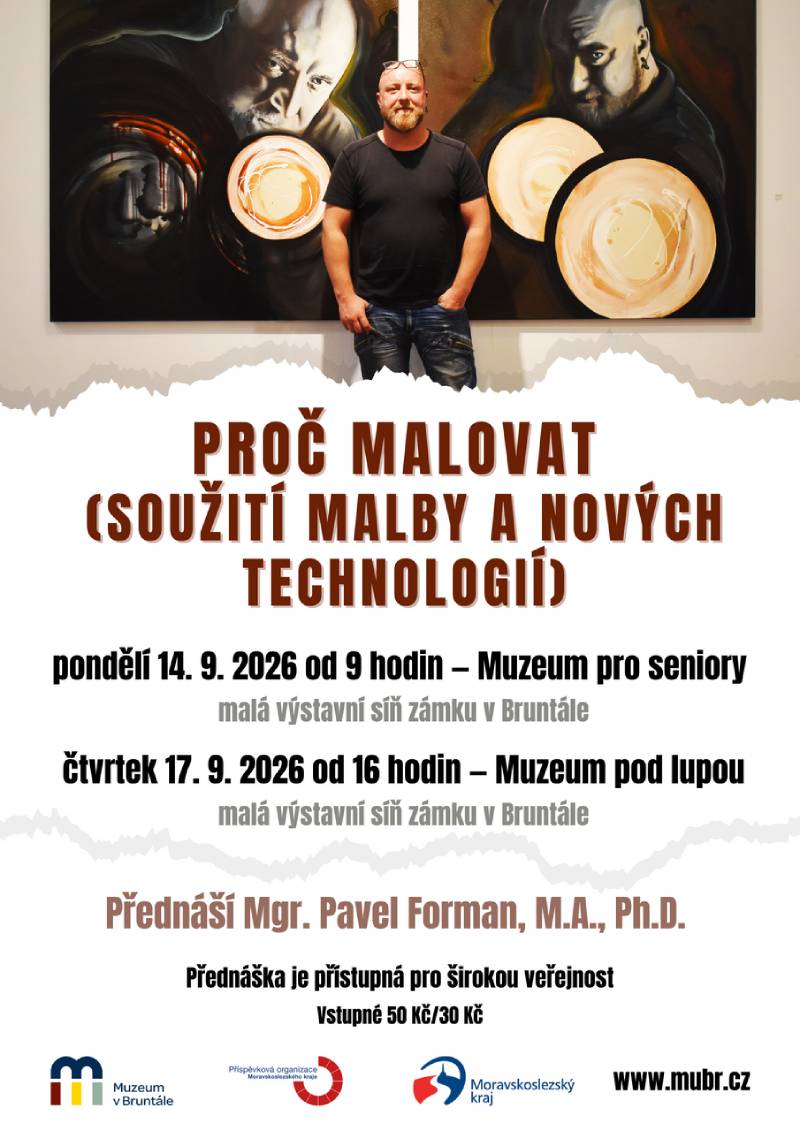 Pozvání na akci - Proč malovat (soužití malby a nových technologií)