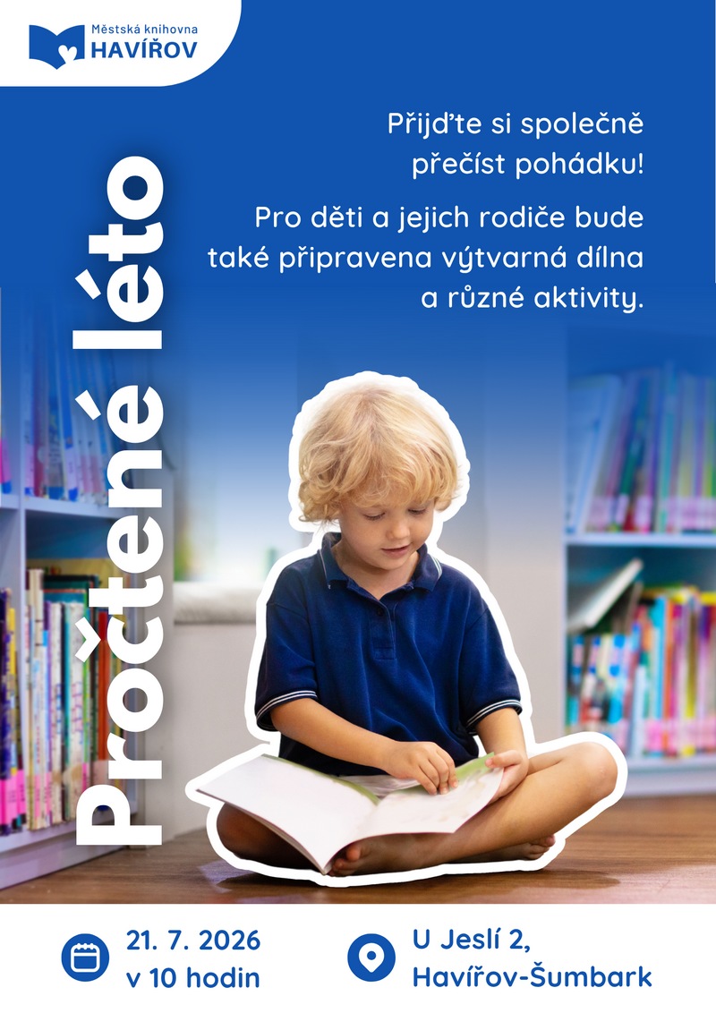 Pozvání na akci - Pročtené léto - tvůrčí aktivity