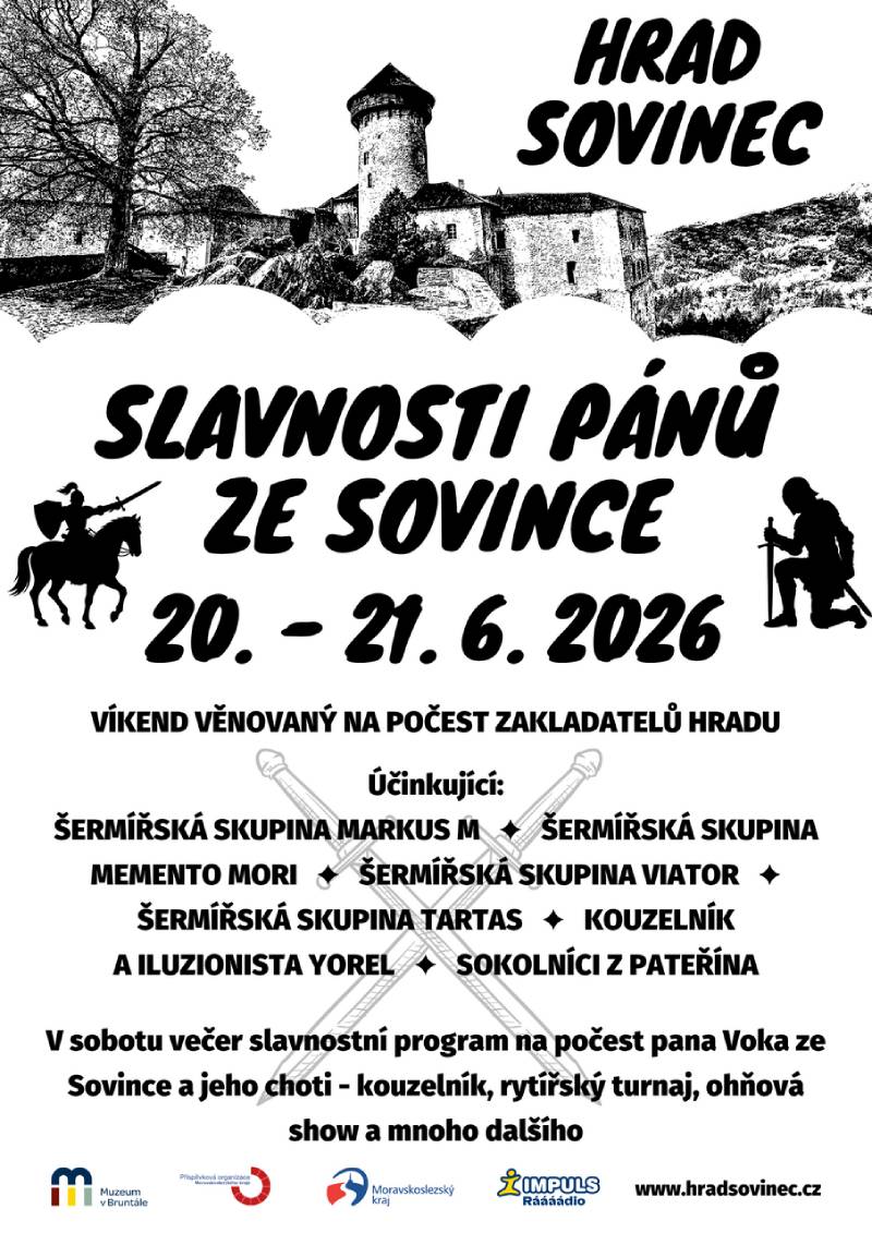 Pozvání na akci - Slavnosti pánů ze Sovince