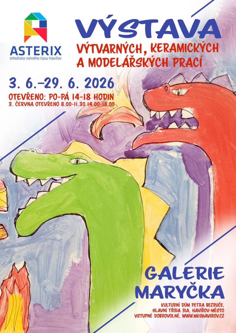 Pozvání na akci - Výstava výtvarných, keramických a modelářských prácí