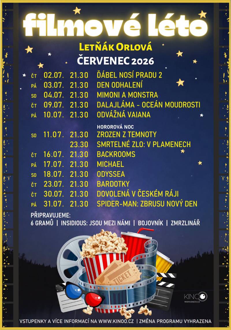 Pozvání na akci - Filmové léto Orlová