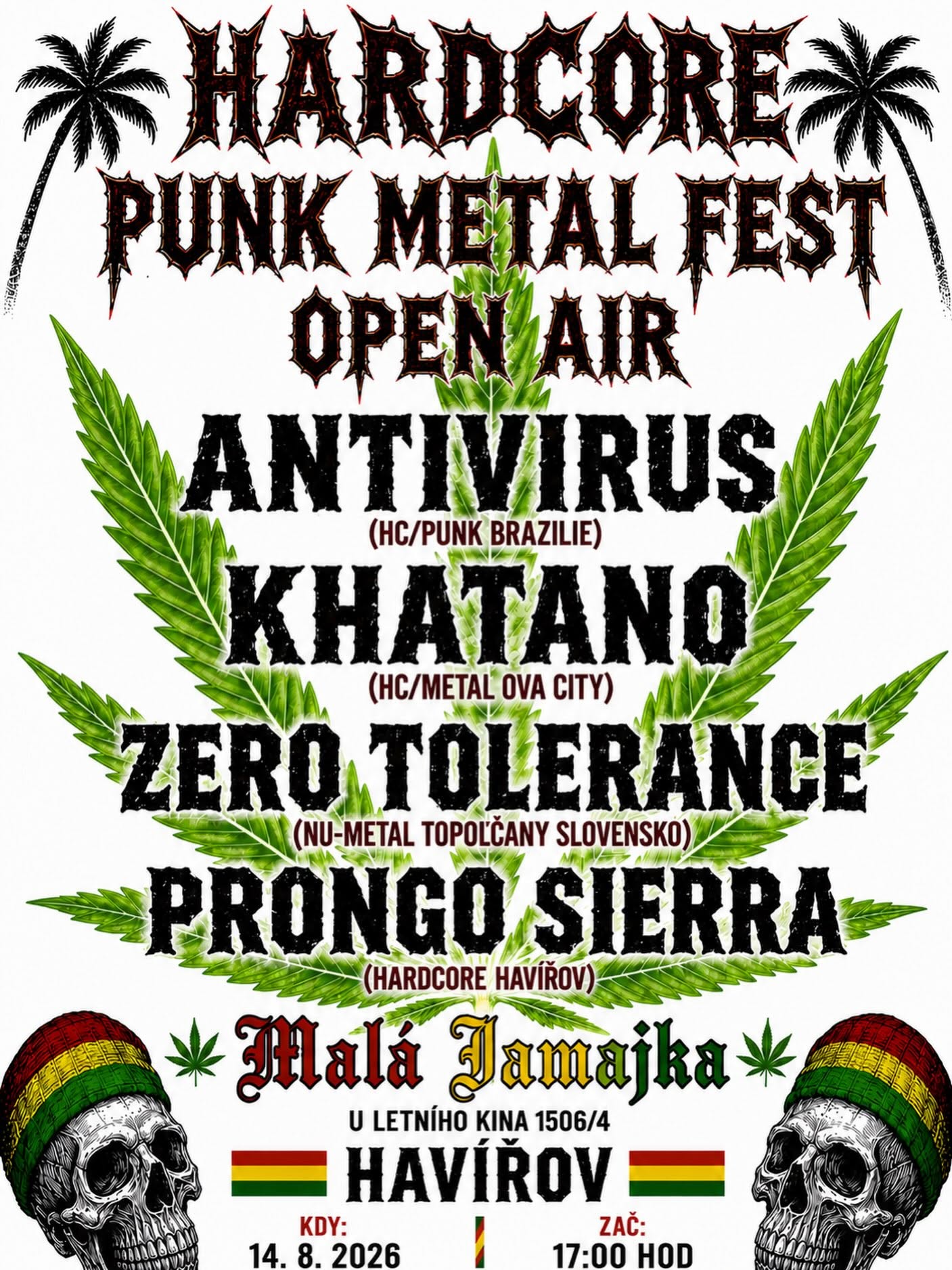 Pozvání na akci - Hardcore punk metal fest open air