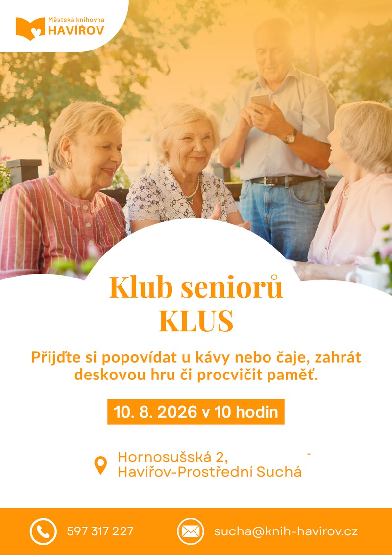 Pozvání na akci - Klub seniorů